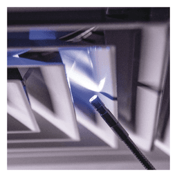 Boroscopio de Inspección / Cámara IP67 / Resolución 640x480 / Cuello de Cisne Blindado 3 m (10 ft) / 6 LED Ajustables / Conexión Android OTG
