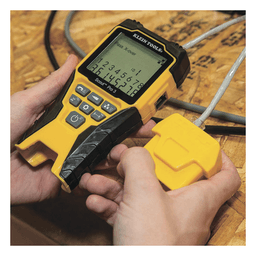 Probador de Cables / LCD Retroiluminada / Coaxial, RJ11, RJ12, RJ45 / Longitud 2000 ft / PoE / Generador de Tono / Test-n-Map