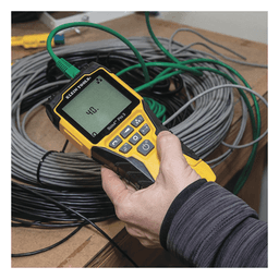 Probador de Cables / LCD Retroiluminada / Coaxial, RJ11, RJ12, RJ45 / Longitud 2000 ft / PoE / Generador de Tono / Test-n-Map