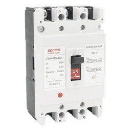 Protector Térmico Trifásico / 125 A / 690 V CA / 3 Polos / 50/60 Hz / UL94-V0 / -5 °C a +40 °C