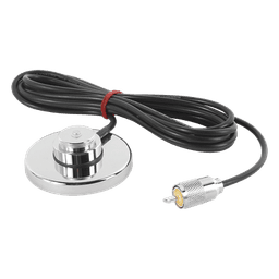 Montaje Magnético para Antena / NMO 3/4" / Cable RG58U 3.5 m (11.5 ft) / Conector UHF Macho PL259 / 50Ω / Exterior