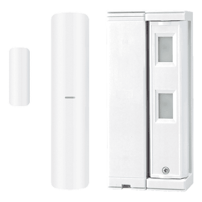 Sensor PIR Cortina / Exterior / Alcance 2 m (6.6 ft) o 5 m (16.4 ft) / Inalámbrico / Inmunidad 25 kg / Rotación 190°