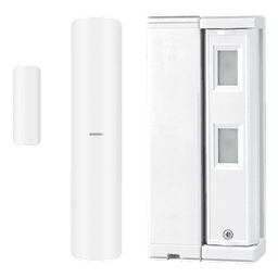 Sensor PIR Cortina / Exterior / Alcance 2 m (6.6 ft) o 5 m (16.4 ft) / Inalámbrico / Inmunidad 25 kg / Rotación 190°