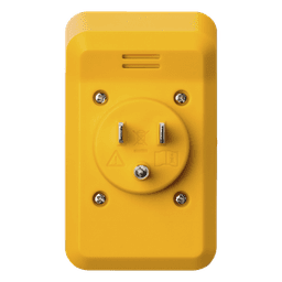 Probador de Tomacorriente / Identificación de 6 Estados de Cableado / LEDs de Alto Brillo / Prueba GFCI / CAT III 300V