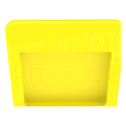 Tapa Final para Canaleta / 4x4 / Instalación a Presión / Radio de Curvatura 50.8 mm / PVC Rígido y ABS / Amarillo