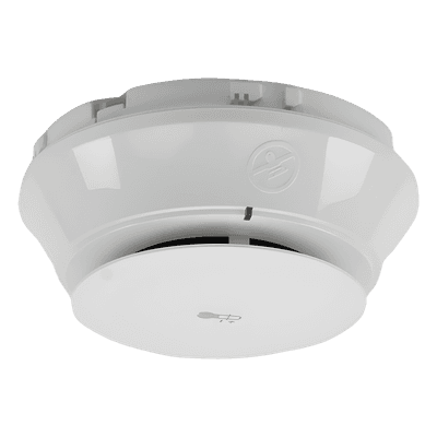 Detector Térmico Direccionable / Temperatura Fija 57°C (135°F) / Protocolo FlashScan / Lazo SLC 2 Hilos / LED 360°