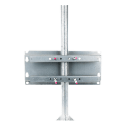Herraje de Fijación / Montaje en Pared, Poste o Torre / Tornillos 250 mm / Compatible con Gabinete 9U
