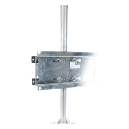 Herraje de Fijación / Montaje en Pared, Poste o Torre / Tornillos 250 mm / Compatible con Gabinete 9U