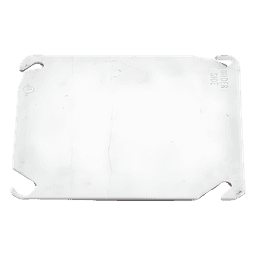 Tapa Ciega Cuadrada / 4 Pulgadas / Acero Galvanizado / 0.286 kg / Cajas 4"x2"