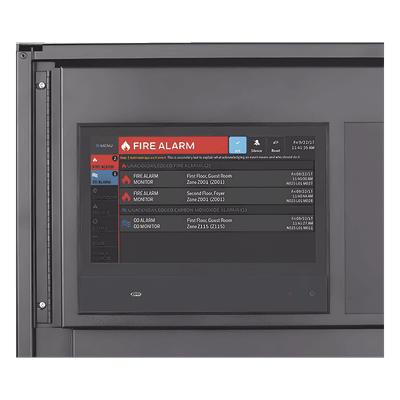 Pantalla Táctil de Control de Red / 10 Pulgadas HD / 1024 x 600 / 2,000 Zonas / 10,000 Eventos / 24 VCC