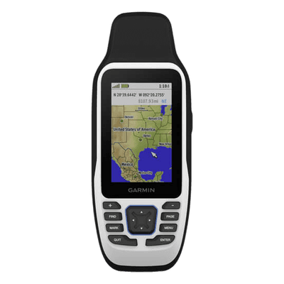 GPS Portátil / Pantalla TFT Transflectiva 3" / Resolución 240 x 400 px / Brújula 3 Ejes / Autonomía 19 Horas / Memoria 8 GB / IPX7 / MIL-STD-810