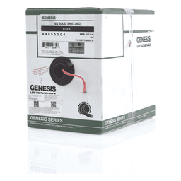 Bobina de Cable para Sistemas de Detección de Incendio / 2x16 AWG / Blindado / Riser 152 m (500 ft) / FPLR / Rojo
