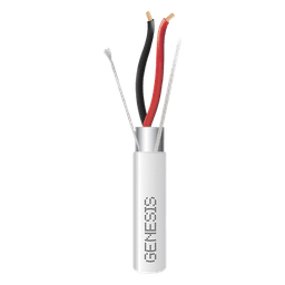 Cable para Alarma / 2x16 AWG / Blindado / Plenum / 152 m (498.7 ft) / ETL / Blanco