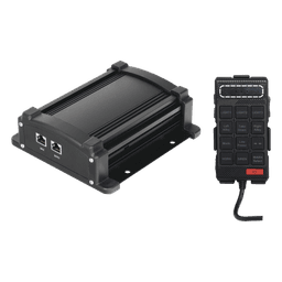 Sirena Vehicular / 100W / 115 dB / Controlador Unimando con Micrófono / 7 Tonos Americanos / Compatible Barras X67/X75