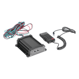 Sirena Vehicular / 100W / 115 dB / Controlador Unimando con Micrófono / 7 Tonos Americanos / Compatible Barras X67/X75