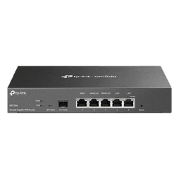 Router Empresarial Multi-WAN / 5 Puertos Gigabit / 1 Puerto SFP / 150,000 Sesiones Concurrentes / 55 Túneles OpenVPN / 100 Túneles IPsec / Gestión Cloud Omada