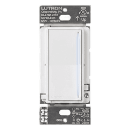 Atenuador de Pared Táctil / 250 W LED+ / 500 W Incandescente / 120 V / Neutro Requerido / Fase Seleccionable / RadioRA 3