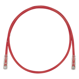 Cable de Parcheo UTP Cat6 / 24 AWG / CM / 4.57 m (15 ft) / Rojo
