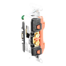 Contacto Dúplex / 15A 125V / 2 Polos 3 Hilos / NEMA 5-15R / Grado Comercial / Nylon / -40°C a 75°C