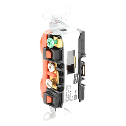 Contacto Dúplex / 15A 125V / 2 Polos 3 Hilos / NEMA 5-15R / Grado Comercial / Nylon / -40°C a 75°C