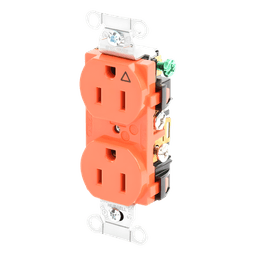 Contacto Dúplex / 15A 125V / 2 Polos 3 Hilos / NEMA 5-15R / Grado Comercial / Nylon / -40°C a 75°C