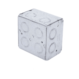 Caja Multigang / 2 Gangs / 2.5 in (6.35 cm) Profundidad / 12 Entradas 1/2-3/4 in (1.27-1.91 cm)