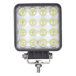 Luz de trabajo LED / 48 W / 4000 lm / 10-30 Vcc / IP67 / 16 LED / 5 patrones de destello / 4.3 pulgadas