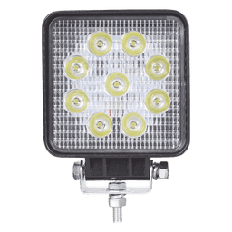 Luz de Trabajo LED / 2300 Lúmenes / 27 Watts / IP67 / 10-30 Vcc / 4.3 Pulgadas / 5 Patrones de Destello