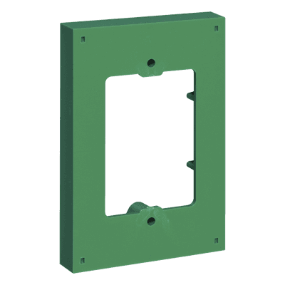 Espaciador / 5/8" (16 mm) / Plástico verde / Cajas estándar / 0.52 ft profundidad