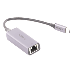 Adaptador de Red / USB-C 3.1 a RJ45 / 5 Gbps / 10/100/1000 Mbps / Thunderbolt 3 / Cable 10 cm (0.33 ft)