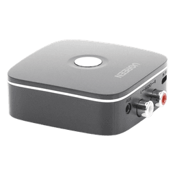 Receptor de Audio Bluetooth / Bluetooth 5.0 con EDR / Salida Dual 3.5mm y RCA / Alcance 10 m (32.8 ft) / 8 Horas de Batería / Reconexión Automática