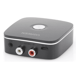 Receptor de Audio Bluetooth / Bluetooth 5.0 con EDR / Salida Dual 3.5mm y RCA / Alcance 10 m (32.8 ft) / 8 Horas de Batería / Reconexión Automática