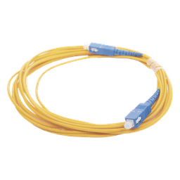 Jumper de Fibra Óptica / SC/UPC a SC/UPC / Monomodo OS2 / Simplex / 5 m (16.40 ft) / 2 mm / PVC