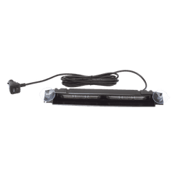 Luz de Visera LED / Dual Color Ámbar/Blanco / 67 Patrones de Destello / 12-24 Vcc / Perfil 1.3 pulgadas / Certificación SAE Clase I
