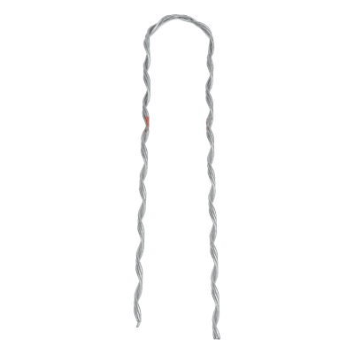 Remate Preformado para Fibra Óptica / Span 100 m (328.1 ft) / Mensajero Acero Φ 3.6 mm / Tensión 3386 kg / Pierna Dispareja