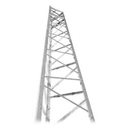 Torre Autosoportada / 64 ft (19.5m) / Diseño Modular 8 ft (2.4m) / Galvanizada / Viento 100 mph (161 km/h)