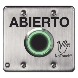 Interruptor IR Sin Contacto / Acero Inoxidable 304 Grado Médico / Salida Doble / Contacto Seco 120 VCA / LED Bicolor
