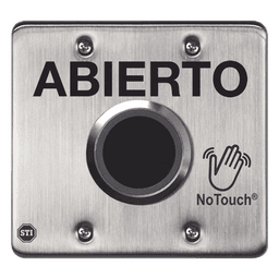Interruptor IR Sin Contacto / Acero Inoxidable 304 Grado Médico / Salida Doble / Contacto Seco 120 VCA / LED Bicolor