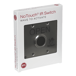 Interruptor IR Sin Contacto / Acero Inoxidable 304 Grado Médico / Salida Doble / Contacto Seco 120 VCA / LED Bicolor