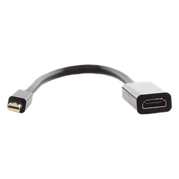 Convertidor Mini DisplayPort a HDMI / 4K@30Hz / Thunderbolt / Triple Blindaje Interno / Carcasa ABS / 25 cm (9.84 ft)