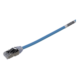 Patch Cord Cat6A / 28 AWG Diámetro Reducido / S/FTP Blindado / CM/LS0H / 0.20 m (0.66 pies) / Azul