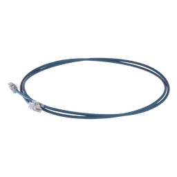 Patch Cord Cat6A / 28 AWG Diámetro Reducido / S/FTP Blindado / CM/LS0H / 0.20 m (0.66 pies) / Azul