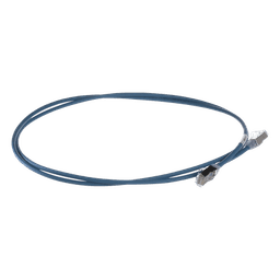 Patch Cord Cat6A / 28 AWG Diámetro Reducido / S/FTP Blindado / CM/LS0H / 0.20 m (0.66 pies) / Azul