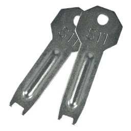 Kit de llaves de manipulación / 2 unidades / Tornillo de seguridad / Compatibilidad multi-modelo