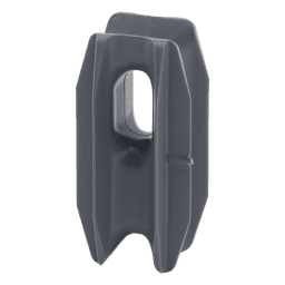 Aislador de Esquina para Cercas Eléctricas / Aislamiento 18 kV / Resistencia Mecánica 7.5-10.2 kg / Protección UV / 66 mm x 31.6 mm