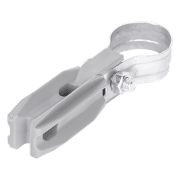 Aislador de Paso o Esquina / Abrazadera 1 Pulgada (25 mm) / Resina Virgen 100% / Acero Galvanizado / Anti-Arqueo / Bolsa 100 Unidades