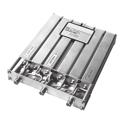 Duplexer Móvil / 406-440 MHz / 6 Cavidades / 50 W / BNC Hembra / 1.14 kg