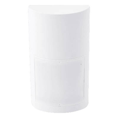 Detector Exterior / PIR + Microondas / 12 m (39.4 ft) / 120° / Anti-Blocking / 0.8-2.7 m (2.6-8.9 ft)