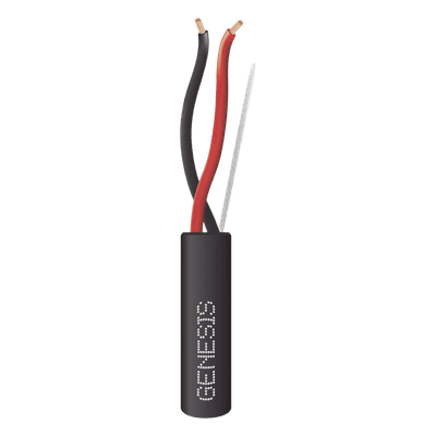 Cable FPL para Enterrado Directo / 2x14 AWG / 305 m (1000 ft) / Doble Aislamiento / Intemperie / Detección de Incendios y Evacuación