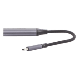 Cable Adaptador USB-C a HDMI / 4K@60Hz / HDR / Thunderbolt 3 / DisplayPort Alt Mode / Aluminio / 10 cm (0.33 ft)